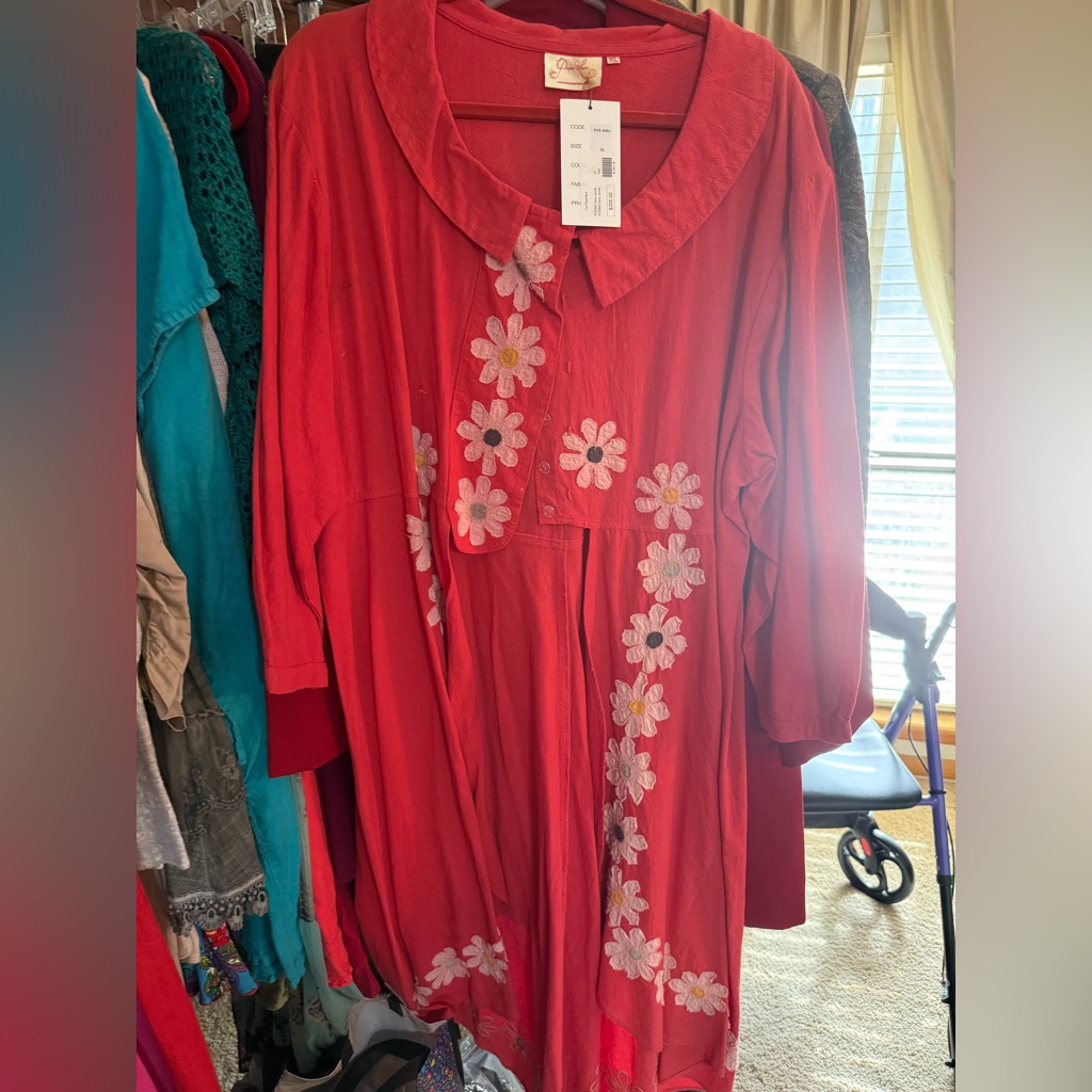 Paper Lace Coral Floral Women's Jacket